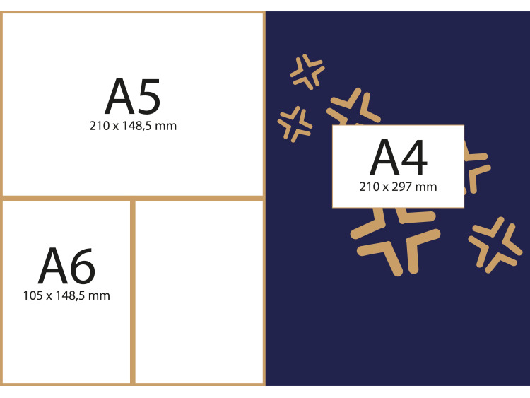 Adhésif format A4